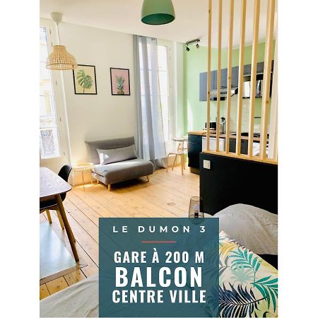 Le Dumon 3 - Studio Neuf Lumineux - Balcon - Wifi - Gare 200M Lejlighed Agen Eksteriør billede